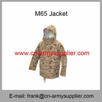 China Wholesale Cheap China Army Water-repellent Camouflage Field Combat M65 Coat en venta