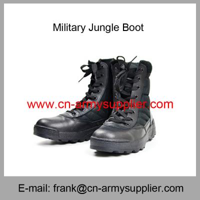 China Wholesale Cheap China Military Leather Water-resistant Army SWAT Jungle Boots for sale