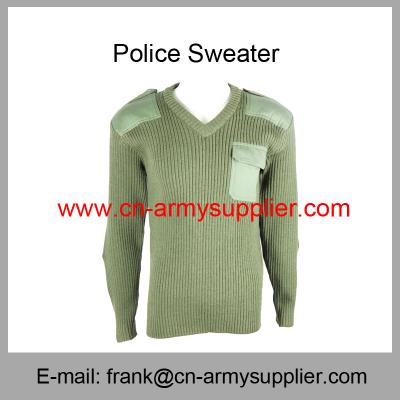 China Wholesale Cheap China Army Olive Green Military Pullover With Breast Pocket for sale