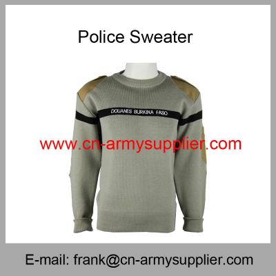 China Wholesale Cheap China Army Olive Green Burkina Faso Police Sweater for sale