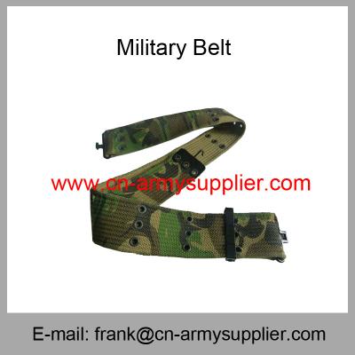 China Wholesale Cheap China Army Woodland Camouflage Military British 58 Webbing Belt for sale