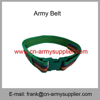 China Wholesale Cheap China Multi-Color Kenya Army Police PP Webbing Belt for sale