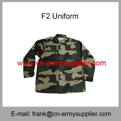 China Wholesale Cheap China Military Camouflage Army French F1 Uniform F2 Uniform for sale