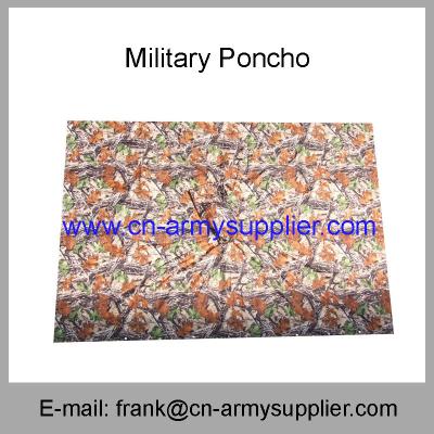 China Wholesale Cheap China Military Camouflage Polyester Army Police Poncho en venta