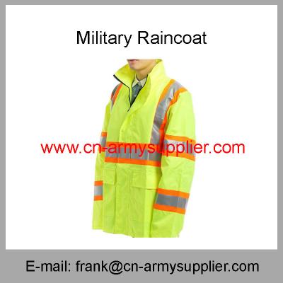 China Wholesale Cheap China Military Reflective Oxford  Army Police Duty Raincoat for sale