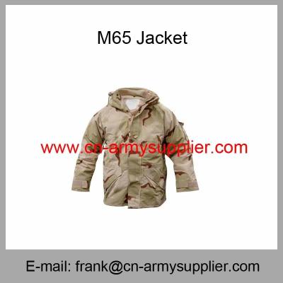 China Wholesale Cheap China Military Camo Army Police M65 Combat Field Parka Jacket for sale