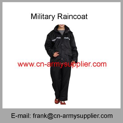 China Wholesale Cheap China Military Navy Blue Oxford Polyester Army Police Raincoat for sale