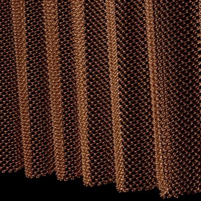 China Elegant Decorative Metal Mesh Coil Drapery In Curtain for sale