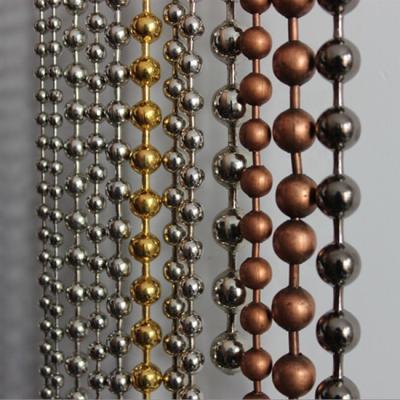 China Fashionable decorative metal ball chain curtain in screens and room dividers for sale