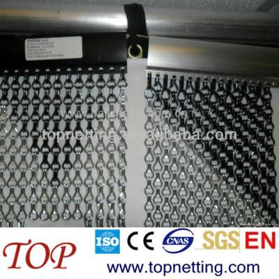 China Metal tie curtain auminum /fly screen door chian curtain for sale