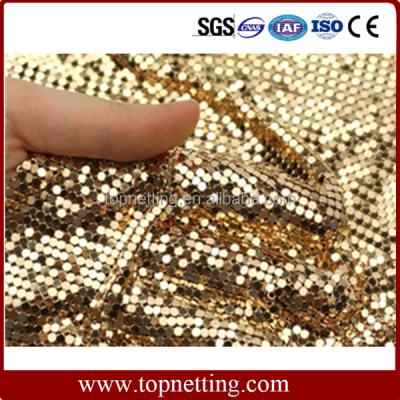 China Ever shink colorful decorative fabric chainmail metal mesh for sale