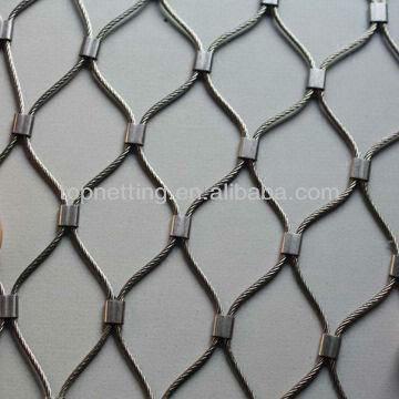 China Easily Assembled Steel Rope Mesh Barrier for sale