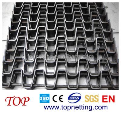 China Horseshoe type conveyor belt//belt plain weave stainless steel mesh for sale