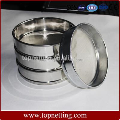 China Good Filtering 50 Micron Mesh Sieve, Standard Test Sieve, Sand Stainless Steel Construction Sieve for sale