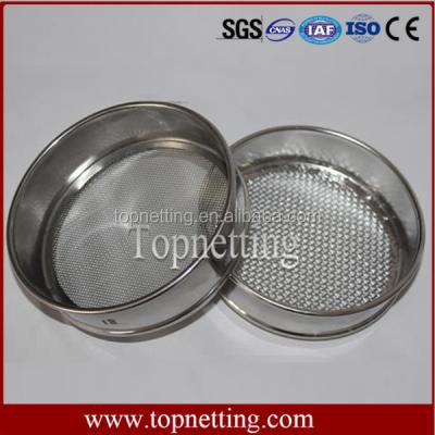 China Top Quality Micro Plain Weave Sieve Mesh Soil Testing Sieve 10 Micron Stainless Steel Sieve for sale