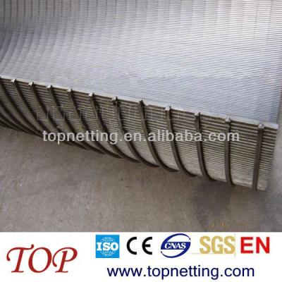 China Liquid Conveyor Ss Pierce / Drain Filter Screens Welded V-wire Screen Pipe for sale