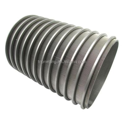 China Non-Clogging Stainless Steel Cylinder Wire Mesh Filter /Wedge Wire Fliter Drum / Wire Wrapped Drum Screen for sale