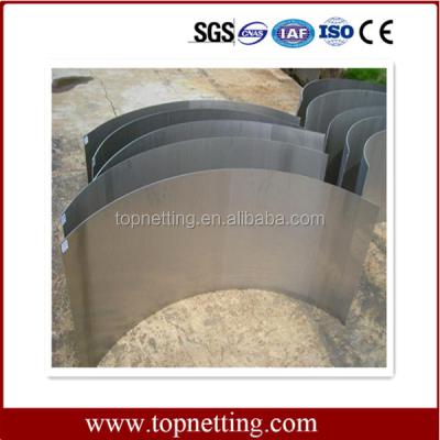 China Corrosion Resistance Wedge Wire Strainer Bend Screen for sale