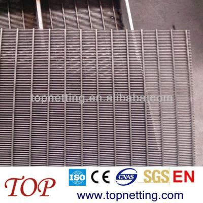 China Liquid filter dewatering sceen crossflow screen panels wedge welding wire screen panels for sale