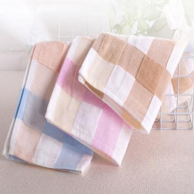 China QUICK DRY Kids Face Kindergarten Gauze Cotton Hanging Towel for sale