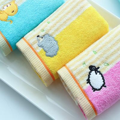 China QUICK DRY Cotton Thickened Baby Soft Absorbent Face Towel for sale