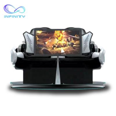 China Amusement Park Win Money Game Movie Machine 9D Vr Simulator Prize Vr Machine Virtual Reality Vr Family 4 Seat Simulator for sale