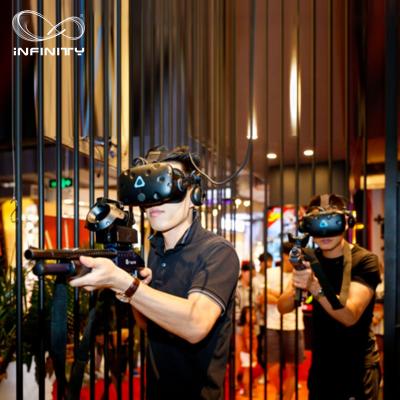 China Amusement park business opportunities 9d virtual reality game machine battle 9d vr platform vr machine multiplayer theme park for sale