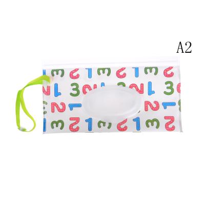 China Eco - Friendly Disposable Reusable Portable Wet Wipes Holders Wipe Pouch for sale