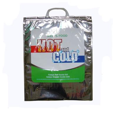 China Recyclable Reusable Insulated Thermal Aluminum Foil Food Delivery Bag for sale