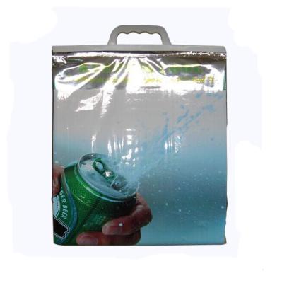 China Recyclable Custom Insulated Thermal Cooler Bag With Handle Hot Cold Bag for sale