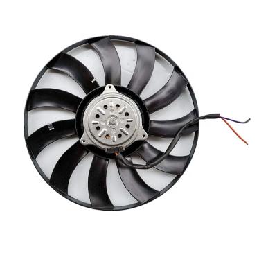 China Metal + Plastic Fan Manufacturer 12V Auto Radiator Fan 4F0959455K For Audi A4 A6 385mm for sale