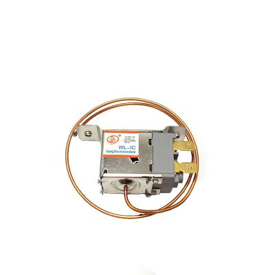 China High Quality Copper Capillary Thermostat 46mm 12v Automatic Temperature Controller Compatible with 24v for sale