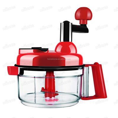 China Mini Quick Food Mixing Desktop Non-Electric Hand Operated Chopper for sale