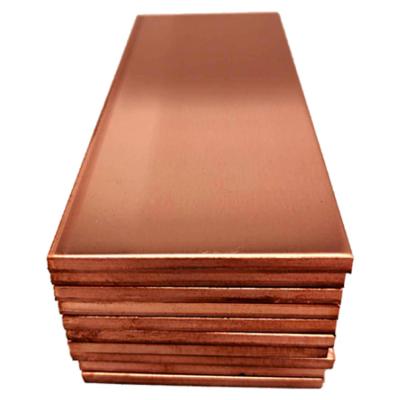 China Automotive 99.99% Purity Busbar Red Pure Copper Copper Flat Bar for sale