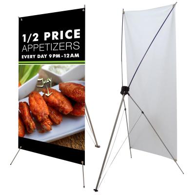 China Talking Activities Customized 60 X 160 Cm Or 80 X 180 Cm Outdoor Stand Banner X Banner Display For Exhibition for sale