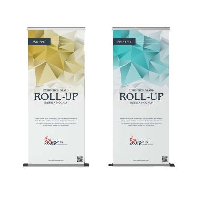 China Advertising Outdoor Free Standing Economic /event /promotion Roll Up Display Roll Up Advertising Banner Stand for sale