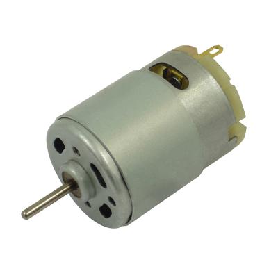 China Totally enclosed 385 high rpm 24v 12v dc electric motor, 385 permanent magnet dc motor, 385 carbon brush motor dc 12 volt for sale