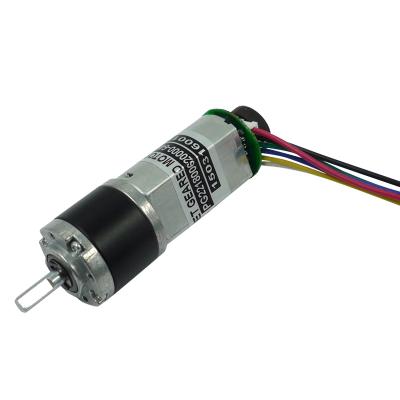 China Low RPM Totally Enclosed 12v 24v DC Planetary Gear Motor With Encoder for sale