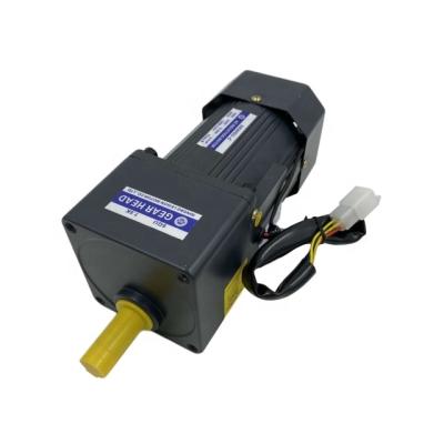 China Totally Enclosed AC Gear Motor 110v 60W 60 Hz With Speed ​​Controller Or Brake for sale