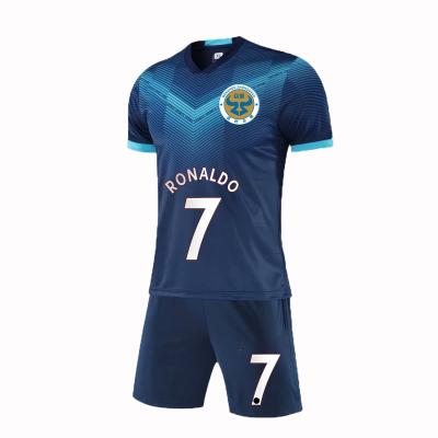 China Cheap Quick-Drying Soccer Jerseys Kids Mens Blanket Soccer Jerseys Set Soccer Shirt And Shorts for sale