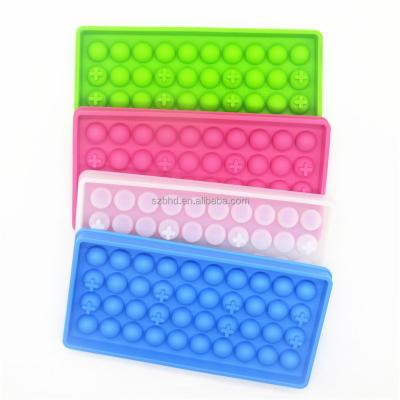 China 40 Viable Tray Mini Silicone Ice Ball Molds DIY Ice Ball Silicone Ice Ball Maker for sale