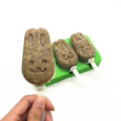 China DIY BPA Free Viable Silicone Ice Cream Popsicle Mold, Silicone Ice Popsicle Mold Maker for sale