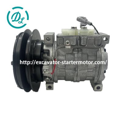 China 24V Excavator Air Conditioner Compressor 4709228 Hitachi Excavator ZX690-5A for sale