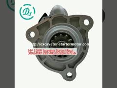 24V 5.5KW Excavator Starter Motor 0001241001 DRT1480 0579261 19795N