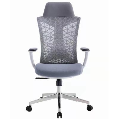 China (Size) Nordic Modern Luxury Director Adjustable Staff High Back Mesh Executive Ergonomic Office Chair Style Office Furniture for sale