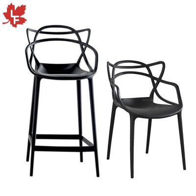 China Cheap Dining Chairs PP Chairs PP Plastic Chair Plastic Stack Master Bar Stool Dining Chair Plastic Dining Chairs Polyethylene for sale