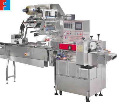 China Full Automatic Food Servo Horizontal Wrapping Package Flow Packaging Machine for sale