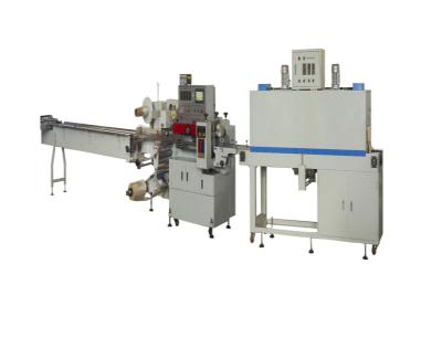 China Automatic Food Shrink Wrapper Seal Machine Flow Heat Bottle Shrink Wrapping Machine for sale