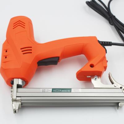 China 20gauge Narrow Crown Electric Stapler Tacker 1022J for Furniture Decoration Upholstery for sale