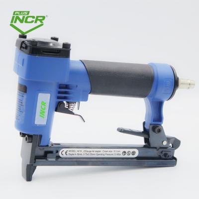 Chine 22gauge Fine Crown Air Pneumatic Staple Gun Air Stapler 1416 pour la décoration de meubles à vendre